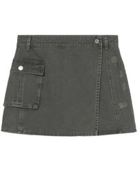 B+ AB - Distressed-effect Panelled Shorts - Lyst