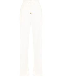 Elisabetta Franchi - Crepe Trousers - Lyst