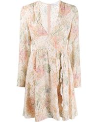 RED Valentino Jurk Met Bloemenprint - Naturel