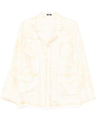 Versace - Gemusterte Bluse - Lyst