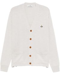 Vivienne Westwood - Orb-Embellishment Cardigan - Lyst