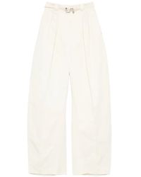 Sportmax - Pantalones palazzo Idoneo con cinturón - Lyst