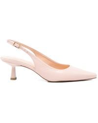 SERGIO MORETTI FIRENZE - Pointed-Toe Slingback Pumps - Lyst