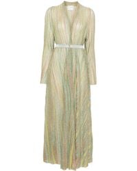 Forte Forte - Vestido midi con detalle drapeado - Lyst
