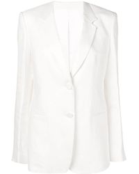 Helmut Lang Blazer monopetto - Bianco
