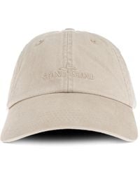 Stone Island - Baseballkappe mit Logo-Stickerei - Lyst