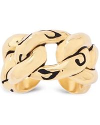 Aurelie Bidermann - Imbali Leopard-Print Ring - Lyst