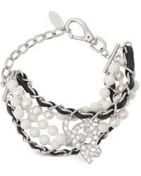 Doublet - Bead-Embellished Chain-Link Bracelet - Lyst