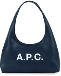 A.P.C. - Baby Ninon Logo-Print Tote Bag - Lyst