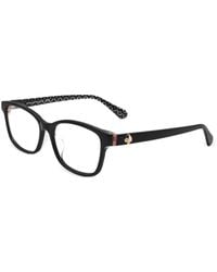 Kate Spade - Lunettes De Vue Rectangulaires À Plaque Logo - Lyst