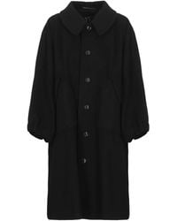 Y's Yohji Yamamoto - Cappotto Con Chiusura A Bottone E Tasca - Lyst