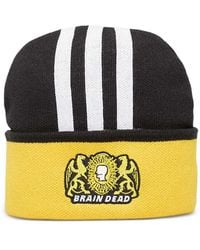 adidas - X Brain Dead Striped Beanie Hat - Lyst