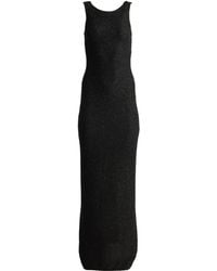 St. John - Vestido largo sin mangas - Lyst