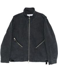 Oamc Peacemaker - Zip-Up Denim Jacket - Lyst