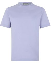 Canali - Crewneck T-Shirt - Lyst