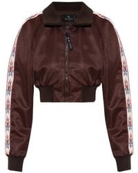 Etro - Zipped Long-Sleeve Jacket - Lyst