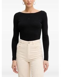 ARMANI EXCHANGE - Ribbed Long-Sleeve Sweater - Lyst