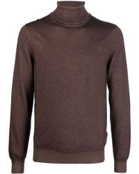 Lardini - Roll-Neck Wool Jumper - Lyst