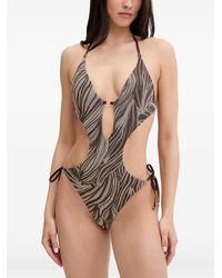 Guess - Animal-Print One-Piece Swimsuit - Lyst