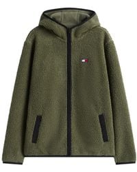 Tommy Hilfiger - Badge Logo-Patch Hooded Jacket - Lyst