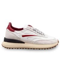 Date - Atleta Suede-Panel Sneakers - Lyst