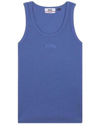 Gcds - Logo-Embroidered Tank Top - Lyst