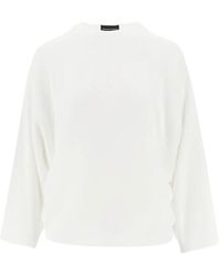 Emporio Armani - Maglia Ribbed Knit Sweater - Lyst