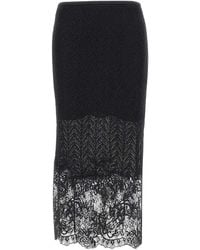Blumarine - レースディテール スカート - Lyst