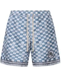 Amiri - Short À Carreaux - Lyst