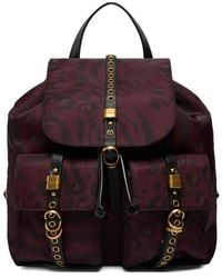 Pinko - Patterned-Flap Backpack - Lyst