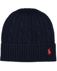 Polo Ralph Lauren - Cable Wool-Cashmere Beanie - Lyst