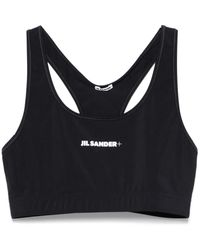 Jil Sander - Logo-Print Sports Bra - Lyst