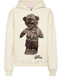 Philipp Plein - Teddy Beach Hoodie Met Kristallen - Lyst