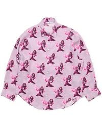 Acne Studios - Printed Button-Up Shirt - Lyst