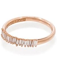 Suzanne Kalan - Half Eternity ダイヤモンドリング 18kローズゴールド - Lyst