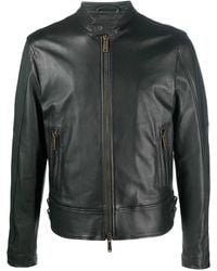 DSquared² - Leather Biker Jacket - Lyst