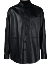 Off-White c/o Virgil Abloh - Giacca-Camicia Midi Con Inserti - Lyst