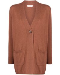 Le Tricot Perugia - V-neck Long-sleeve Cardigan - Lyst