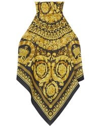 Versace - Barocco Top Met Omslag - Lyst