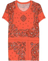 Majestic Filatures - T-Shirt À Imprimé Bandana - Lyst