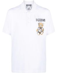 Moschino - Poloshirt mit Teddy-Motiv - Lyst