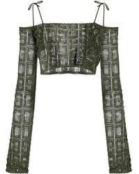 Gcds - Off Shoulder Crop Top - Lyst