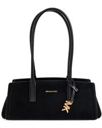 MICHAEL Michael Kors - Sac Porté Épaule En Daim Laila - Lyst