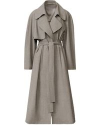 Fabiana Filippi - Belted Collar Trench Coat - Lyst