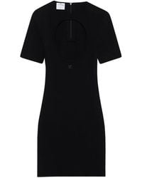 Courreges - Cut-Out Knitted Minidress - Lyst