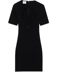 Courreges - Cut-Out Knitted Minidress - Lyst