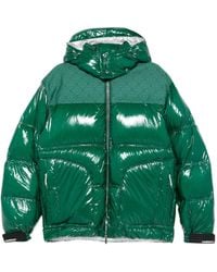 CASABLANCA - Gefütterte Kapuzenjacke mit Glanzoptik - Lyst