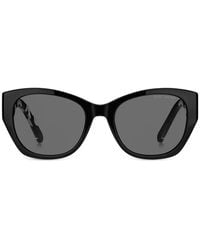Marc Jacobs - Cat-Eye-Sonnenbrille Mit Logo-Print - Lyst
