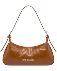 Love Moschino - Embossed Logo Shoulder Bag - Lyst