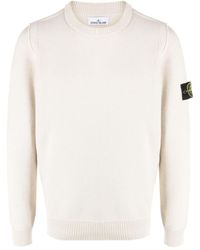 Stone Island - Compass-patch Jumper - Lyst